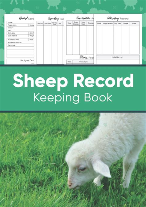 Sheep Record Keeping Book Farm Management Record Tracker For Lambing