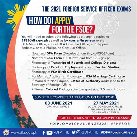 How To Apply DFA Foreign Service Officer Philippine Diplomat The