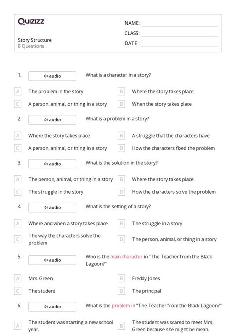 50 Analyzing Story Structure Worksheets For 2nd Grade On Quizizz