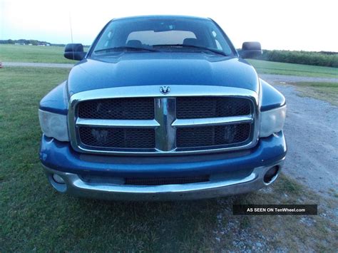 2003 Blue Dodge Ram 2500 4x4 4 Door Diesel Truck