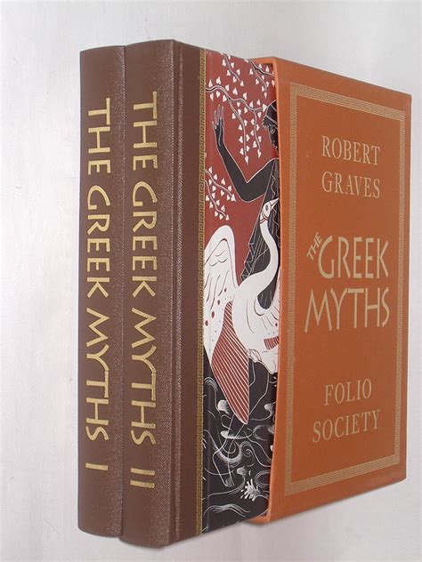 The Greek Myths Two Volumes Robert Graves Folio Society 2002 Hc Books