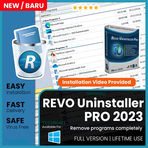 Revo Uninstaller Pro V5 2023 Lifetime For Windows Shopee Malaysia