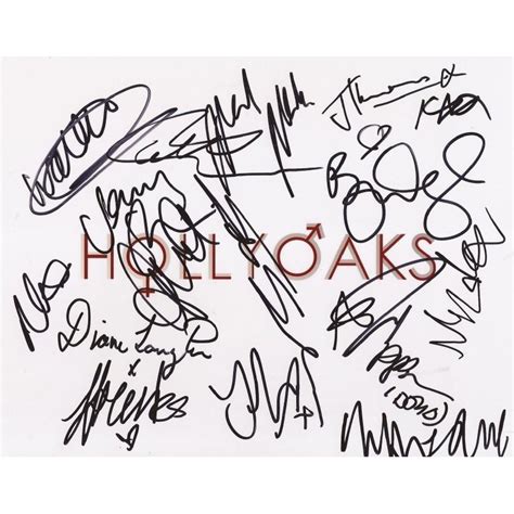 Hollyoaks Cast Autograph