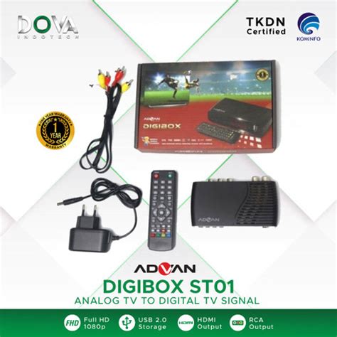 Jual Advan Digipro Dv T Full Hd P Set Top Box Digital Tv Converter