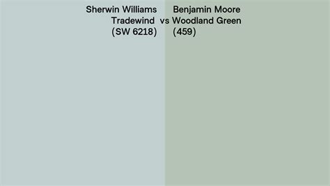 Sherwin Williams Tradewind Sw Vs Benjamin Moore Woodland Green