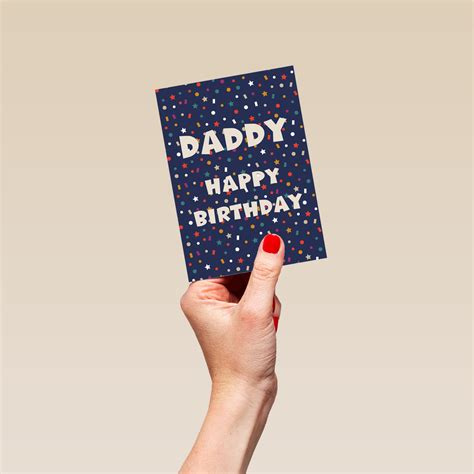 Personalised Happy Birthday Daddy Card Hallmark