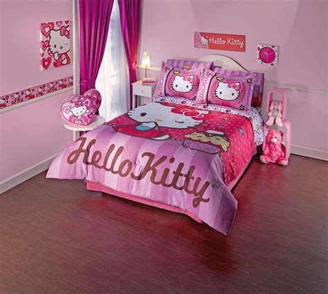 Lovely Hello Kitty Bedding Sets Home Designing Hello Kitty Bedroom Hello Kitty Bedroom