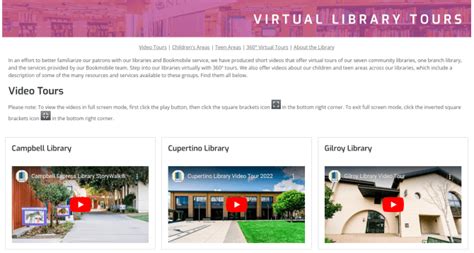 Santa Clara County Library District Unveils New 360° Virtual And Video