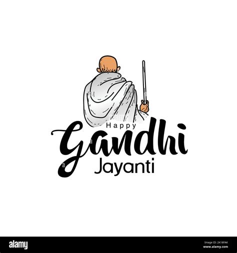 Happy Gandhi Jayanti Vector Illustration Stock Vector Image And Art Alamy