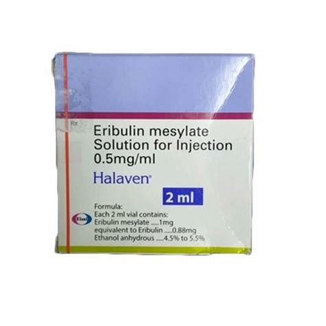 Eribulin Mesylate Solution Halaven Ml Injection At Rs Vial In