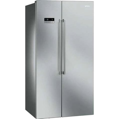 Smeg Sbs63xe 558l Freestanding Side By Side Refrigerator Tall Cabinet