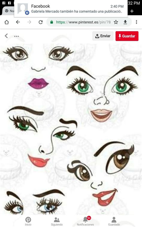 Free cloth doll face templates – Artofit