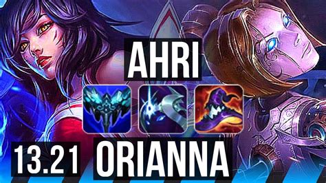 Ahri Vs Orianna Mid Comeback M Mastery Legendary Games