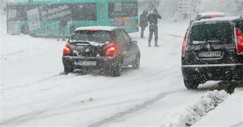 Schneechaos in Deutschland und Großbritannien SN at