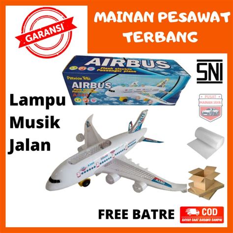 Jual Mainan Pesawat Terbang Airbus A380 Garuda Indonesia Shopee Indonesia