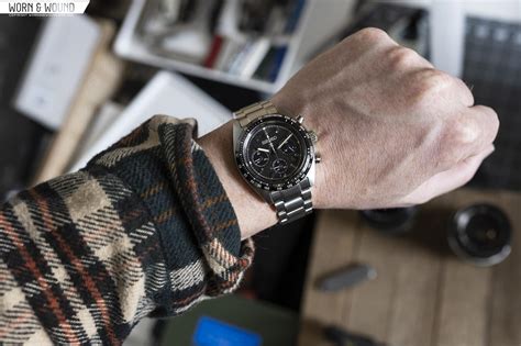 Seiko Black Dial Chronograph Atelier Yuwa Ciao Jp