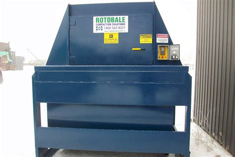 Vertical Compactor Rotobale Compaction Solutions Inc