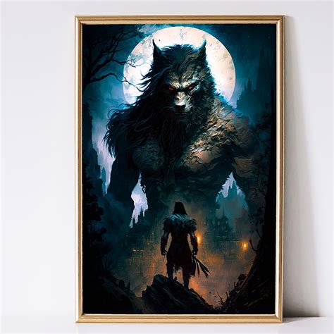 Werewolf Art Fantasy Art Mythical Art Magical Art Fantasy - Etsy