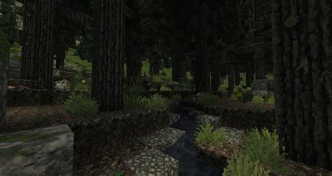 Realistic Dark Pine Forest [World of Targur] Minecraft Map