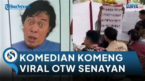 Komedian Komeng Viral OTW Senayan Teriakan Uhuy Kompak Saat Nama