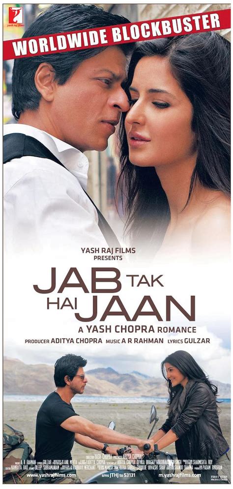 Jab Tak Hai Jaan (2012) - Poster IN - 868*1824px