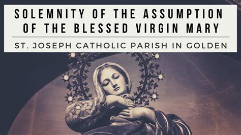 Mass On The Solemnity Of The Assumption Of The Blessed Virgin Mary Youtube