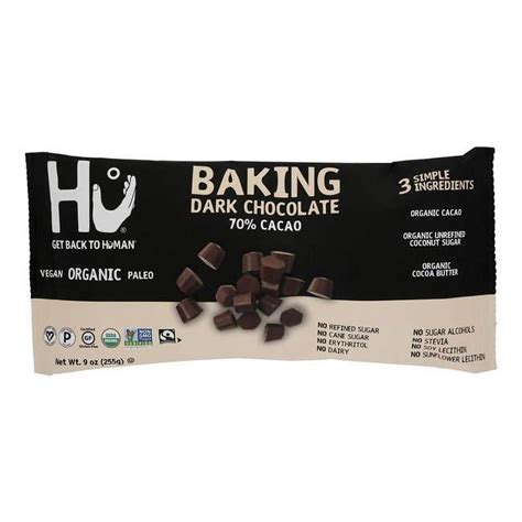 Hu Baking Dark Chocolate 70 Cacao 9 Oz Walmart