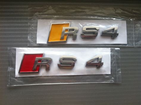 Эмблема RS4 и эмблема на решетку. — Сообщество «Фан-клуб Audi A4 B8» на ...