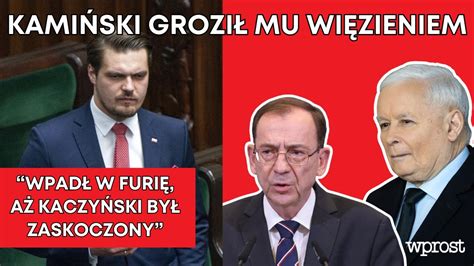 KAMIŃSKI groził mu WIĘZIENIEM Szokujące kulisy spotkania nawet