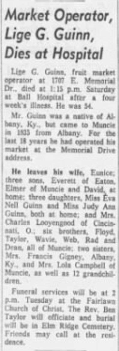 Elijah Guy Lige” Guinn 1903 1958 Find A Grave Memorial