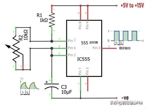 手把手教你555定时器闪光灯电路：元器件清单工作原理详解 知乎