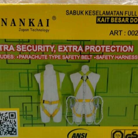 Jual Body Harness Double Big Hook Nankai Full Body Harness Jakarta