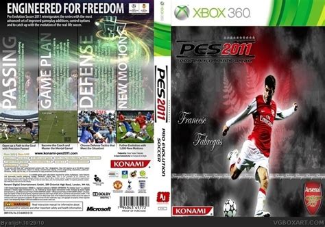 Pro Evolution Soccer 2011 Xbox 360 Box Art Cover By Alijch