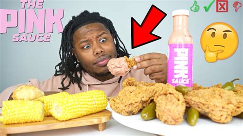 Trying Tik Tok S Offical Pink Sauce Youtube