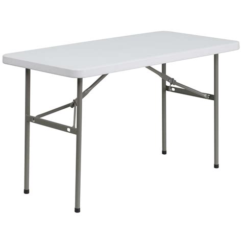 Cosco 8 Foot Centerfold Folding Table White