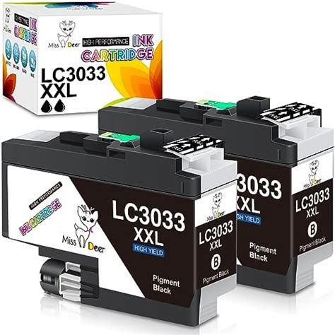 Amazon Ms Deer Compatible Lc Black Ink Cartridges Replacement