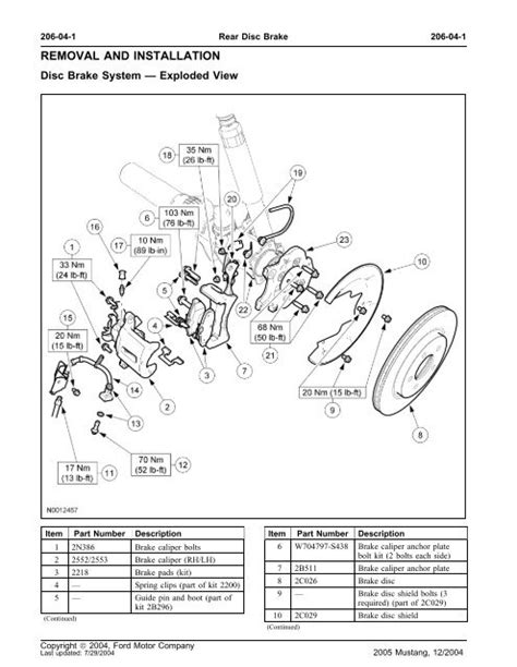 Disc Brake Assembly Diagram