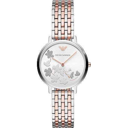 Emporio Armani Orologio Analogico Quarzo Donna Con Cinturino In Acciaio