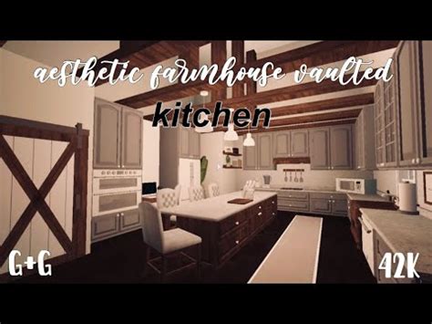 Bloxburg Modern Farmhouse Kitchen Image To U