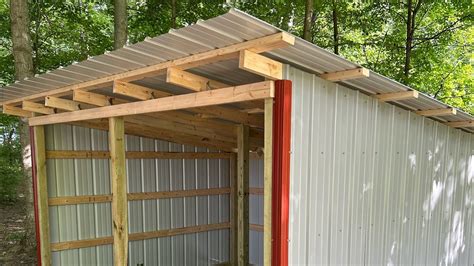 3 Sided Hay Shed Build Youtube