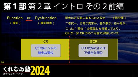 第1部 第2章イントロその2前編 くれなゐ塾オンラインセミナー