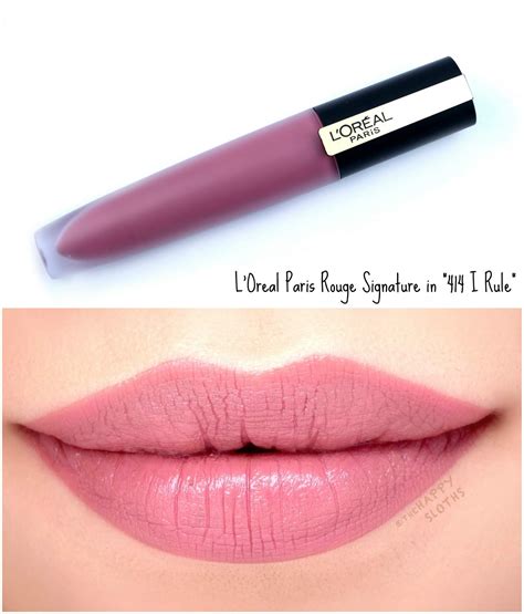 L Oreal Rouge Signature Matte Liquid Lipstick Review And Swatches