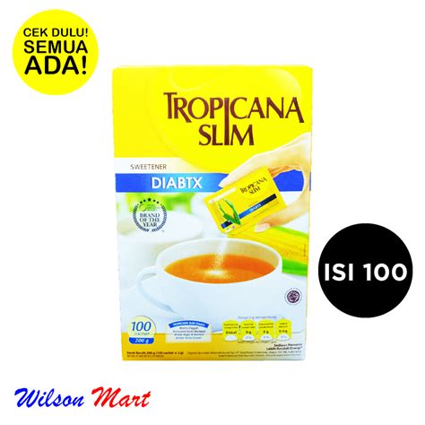 Tropicana Slim Sweetener Diabtx Isi Sachets Lazada Indonesia