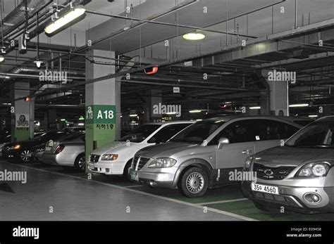 underground parking Incheon International airport South Korea Stock ...