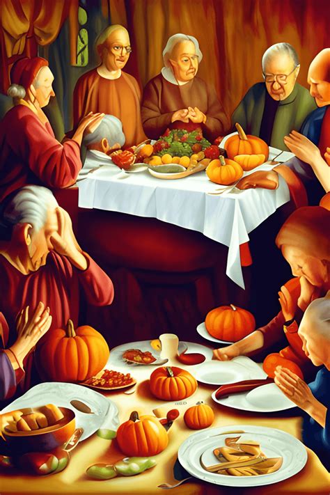 Thanksgiving Prayer Graphic · Creative Fabrica