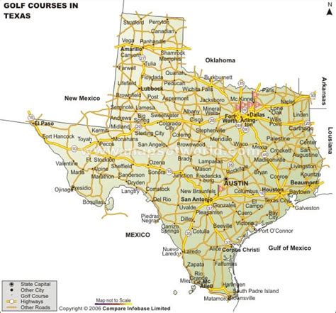 Texas Golf Courses Map - Tyler Texas Zip Code Map