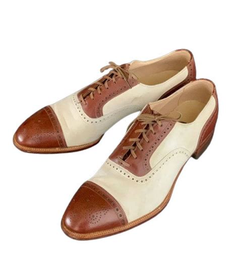 Men S Handmade Two Tone Oxford Shoes Men S Dress Up Etsy