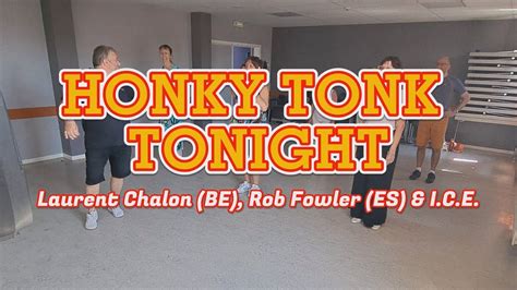 Honky Tonk Tonight W Gimont Country Line Dance Youtube