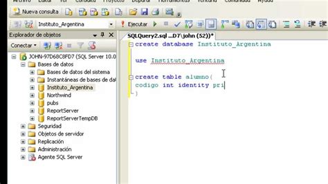 Sql Server Crear Tablas Images And Photos Finder