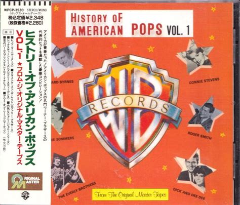 History Of American Pops Vol 1 CD Compilation Stereo Mono 1990